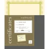 Southworth Premium Spiro Design Certificates, 8.5" x 11", Ivory/Gold, 15/Pack (CTP2V)
