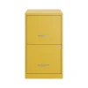 Space Solutions SOHO Smart File 2-Drawer Vertical File Cabinet, Letter Size, Lockable, Goldfinch (25272)