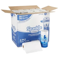 Sparkle Professional Series Paper Towels, 2-ply, 70 Sheets/Roll, 30 Rolls/Pack (2717201)