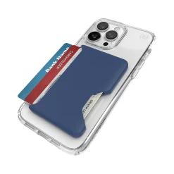 Speck ClickLock MagSafe Wallet for iPhones, Coastal Blue/Space Blue (150423-1041)