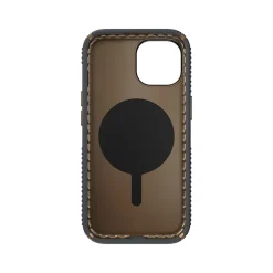 Speck Presidio 2 Grip MagSafe ClickLock Phone Case for iPhone 15, Charcoal Gray/Cool Bronze (150439-3212)
