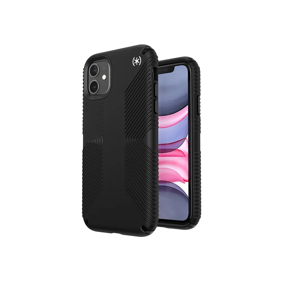Speck Presidio2 Grip Black/Black/White Case for iPhone 11 (138538-D143)