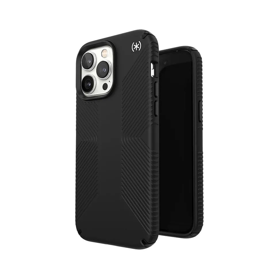 Speck Presidio2 Grip MagSafe Black/White Case for iPhone 14 Pro Max (150088-D143)