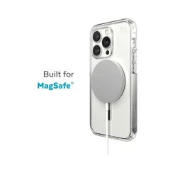 Speck Presidio Perfect-Clear MagSafe Clear/Silver Case for iPhone 14 Pro Max (150090-3080)