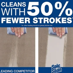 Spic and Span Professional Bulk 3-in-1 Disinfecting Multi Purpose Surface and Glass Cleaner, Fresh Scent, 3/Carton (58773)