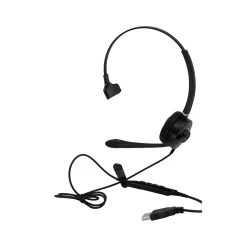 Spracht Noise Canceling Mono On-Ear Computer Headset, Black (HS-WD-USB-1)
