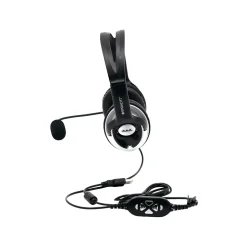 Spracht Noise-Canceling Stereo On-the-Ear Computer Headset, Black (ZUMWDUSB2)