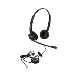 Spracht ZUM Noise Canceling Stereo Headset, Over-the-Head, Black (ZUMRJ9B)