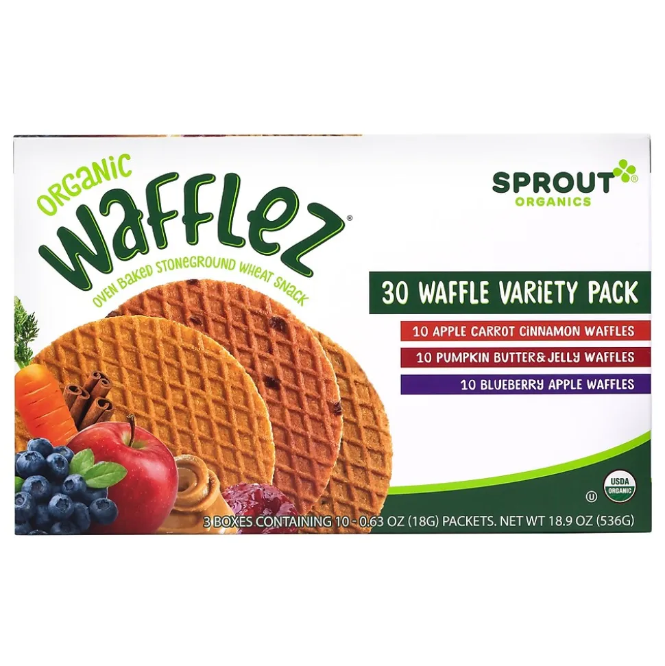 Sprout Wafflez Variety Pack, 30/box (220-02152)