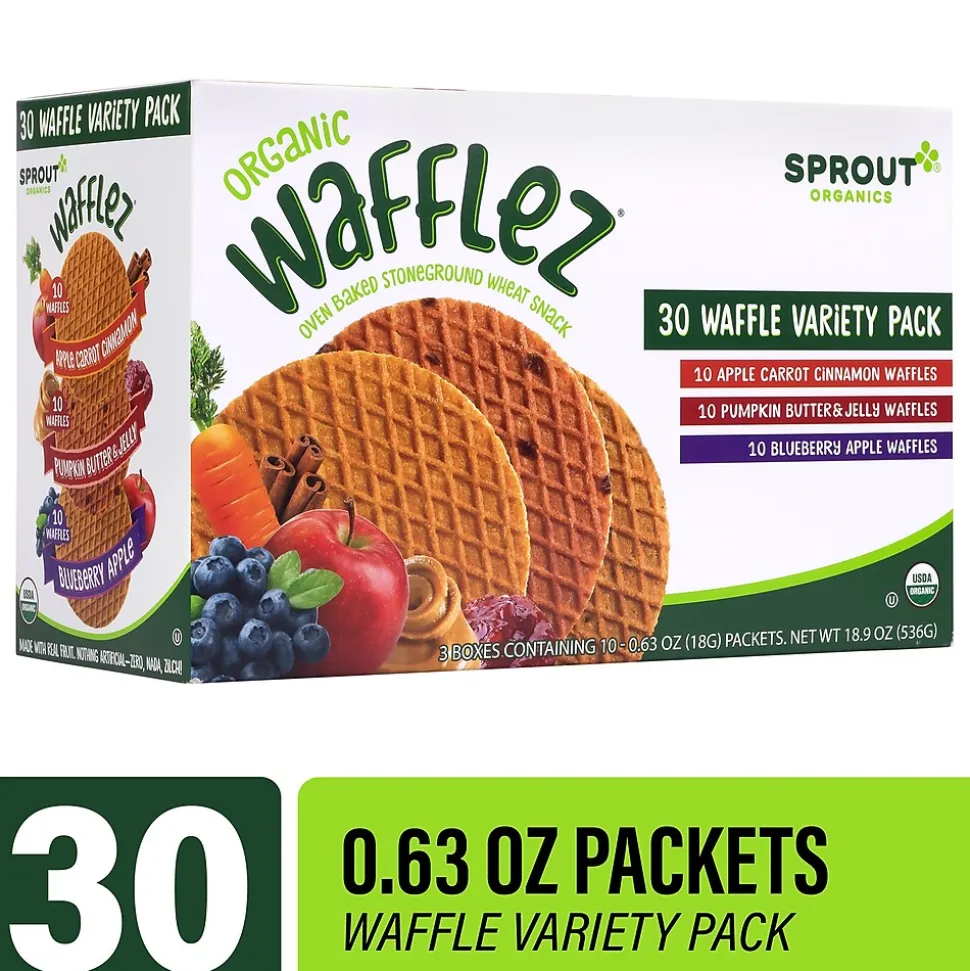 Sprout Wafflez Variety Pack, 30/box (220-02152)