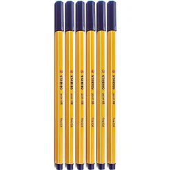 Stabilo Point 88 Pens Night Blue No. 22 [Pack Of 20] (20PK-SW88-22)