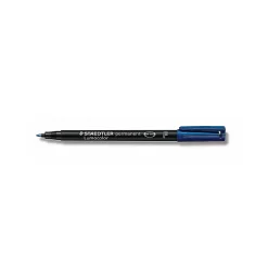 Staedtler Lumocolor AV Marker Blue Fine, 10/Pack (15282-PK10)