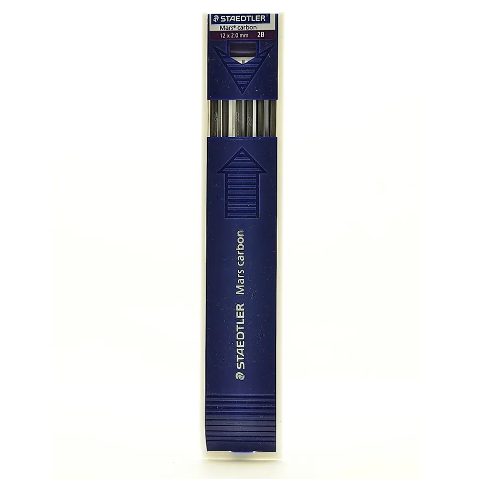 Staedtler Mars Lumograph Lead Refill, 2mm, 12/Leads, 2/Pack (72433-PK2)