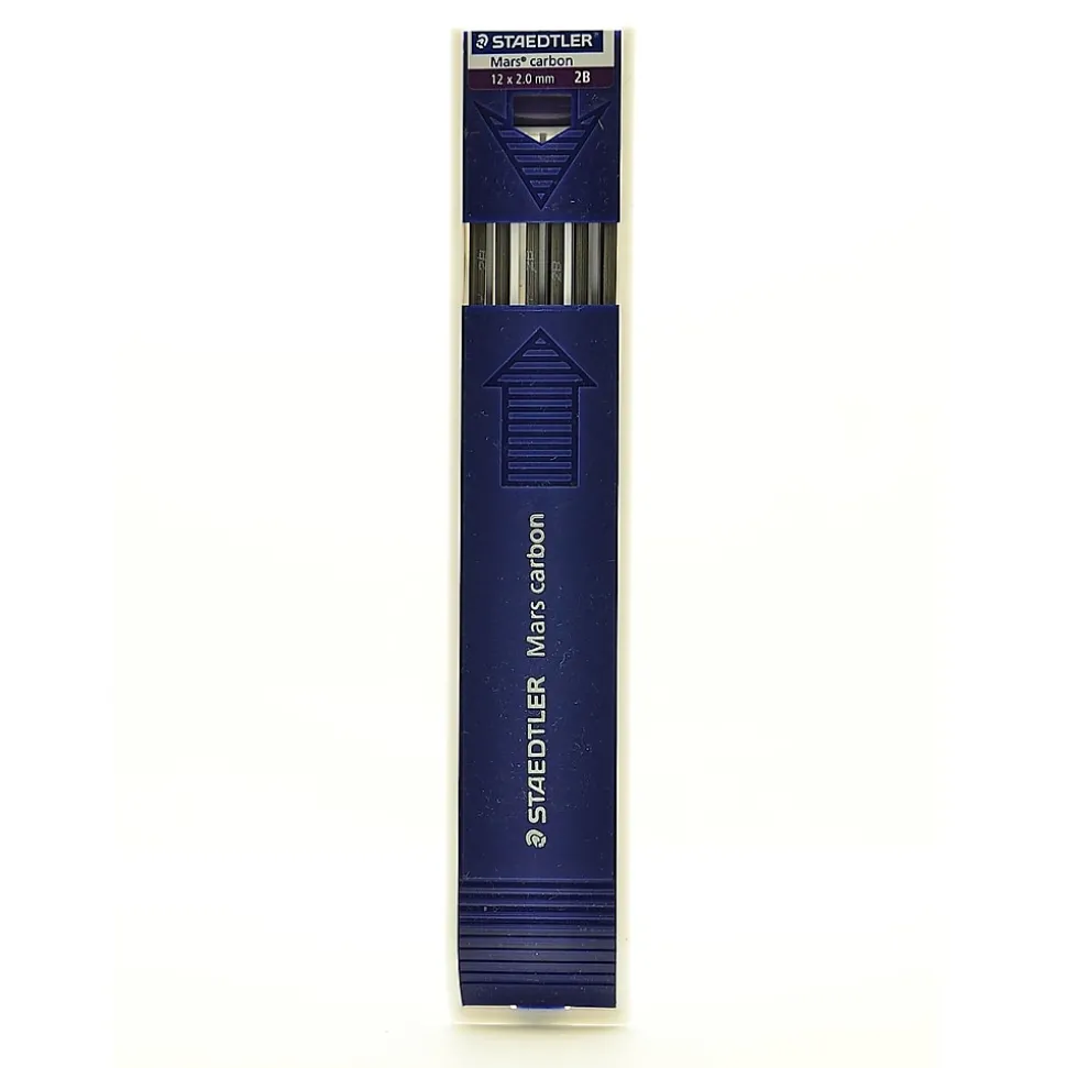 Staedtler Mars Lumograph Lead Refill, 2mm, 12/Leads (72433)