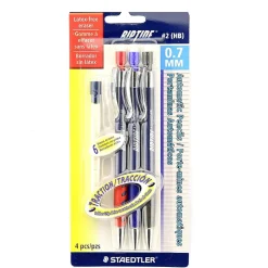 Staedtler Riptide Mechanical Pencil Sets 0.7 Mm Set Of 3 [Pack Of 8] (8PK-984 07ABK3)