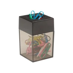 Staples 1 Compartment Plastic Dispenser, Black (10589)