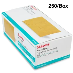 Staples #1 Currency Envelopes, 2 1/4