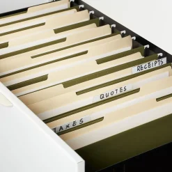 Staples 95% Recycled Hanging File Folder, 1/5-Cut Tab, Legal Size, Standard Green, 50/Box (ST490853/490853)