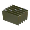 Staples 100% Recycled Hanging File Folder, 1/5-Cut Tab, Legal Size, Standard Green, 25/Box (ST16402/TR16402)