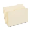 Staples 30% Recycled Reinforced File Folder, 1/3-Cut Tab, Legal Size, Manila, 100/Box (ST606814/606814)