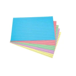 Staples® 4" x 6" Heavyweight Assorted Pastel Index Cards, 100/Pack (50999)
