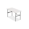 Staples 4' x 24" Heavy Duty Plastic Folding Table, Gray (79203/54406)