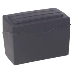 Staples 3" x 5" Index Card File, Black (36936)