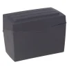 Staples 4" x 6" Index Card File, Black (36939)