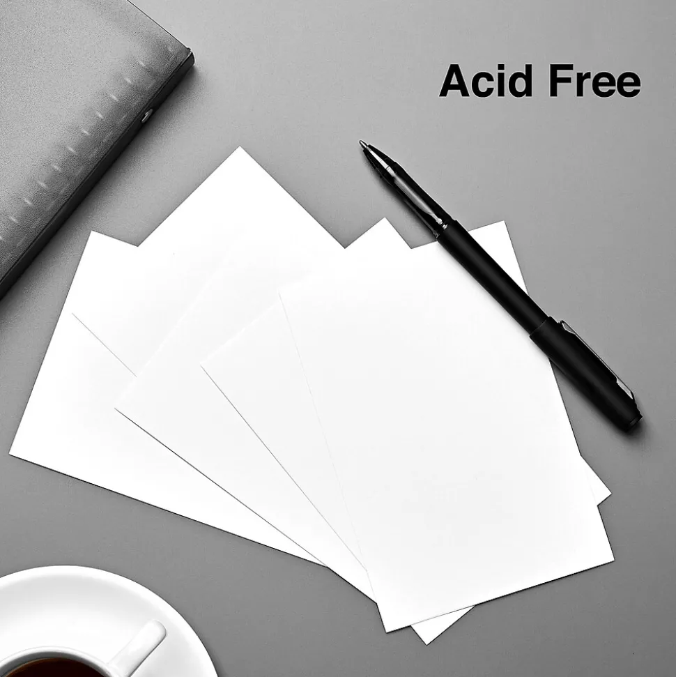 Staples 4" x 6" Index Cards, Blank, White, 500/Pack (TR51011)