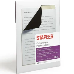Staples® 8.25" x 11.25" Medical Carbon Paper, Black, 100 Sheets/Ream, /Box (ST34694)