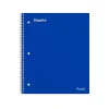 Staples® Accel Poly 2-Subject Subject Notebooks, 8.5" x 11", College Ruled, 75 Sheets, Assorted (36739)