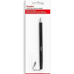 Staples® Anchor Ballpoint Pen Refill, Medium Point, Black Ink (ST31642-CC)