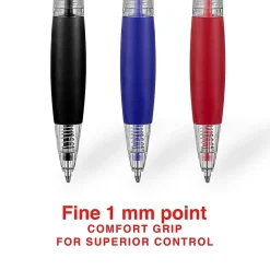 Staples Ballpoint Retractable Pens, Medium Point, Assorted Ink, 50/Pack (50371)