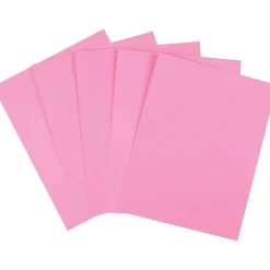Staples Brights Multipurpose Colored Paper, 20 lbs., 8.5" x 11", Pink, 500/Ream (25207)