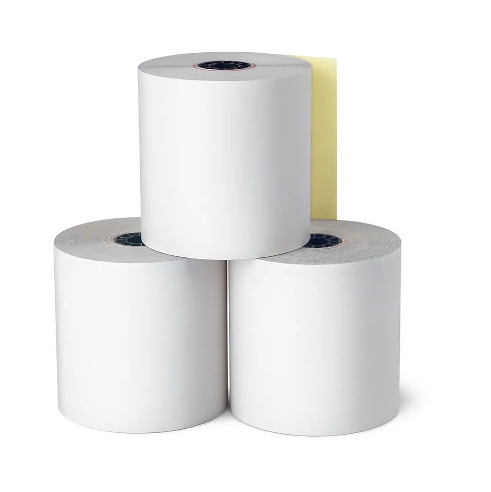 Staples Carbonless Paper Rolls, 2-Ply, 2 3/4" x 85', 10/Pack (18221-CC)