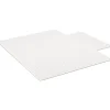 Staples Carpet Chair Mat with Lip, 45" x 53", Designed for Medium-Pile Carpet, Clear Vinyl (122233)
