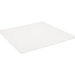 Staples Carpet Chair Mat, 46" x 60", Designed for Low-Pile Carpet, Clear Vinyl (128304)