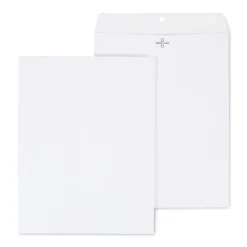 Staples Clasp & Gummed Catalog Envelopes, 10"L x 13"H, Bright White, 100/Box (570231N)