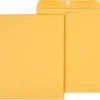 Staples Clasp & Moistenable Glue #15.5 Kraft Catalog Envelopes, 12" x 15.5", Brown, 100/Box (472902/19273)