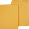 Staples Clasp & Moistenable Glue Kraft Catalog Envelopes, 10"L x 13"H, Brown, 250/Box (487494/17243)