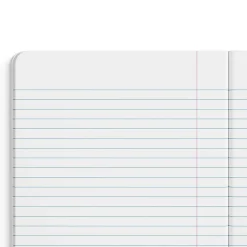 Staples Composition Notebook, 7.5" x 9.75", Wide Ruled, 80 Sheets, Blue (ST55086)