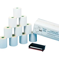 Staples Credit/Debt Verifone 250 Kit, 2-Ply, 3" x 90', 10 Rolls/Pack (452177)