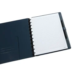 Staples® Customizable Arc Notebook Systems, 8.5" x 11", Narrow Ruled, 60 Sheets, Colonial Blue (51529)