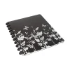 Staples® Customizable Arc Notebook System, 9.38" x 11.25", Narrow Ruled, 60 Sheets, Black with Butterflies (28002)