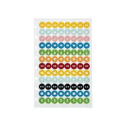 Staples Customizable Notebook Accessories, 5.5" x 8.5", Assorted Colors, 4/Pack (29478)