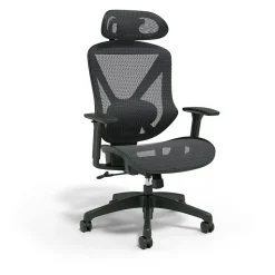 Staples® Dexley Ergonomic Mesh Swivel Task Chair, Black (UN56946)