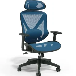 Staples® Dexley Ergonomic Mesh Swivel Task Chair, Blue (UN59375)