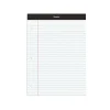 Staples Double-Sheet Notepad, 8.5" x 11.75", Letter Size, White, 100 Sheets/Pad (20-244)