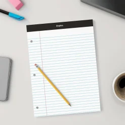Staples Double-Sheet Notepad, 8.5