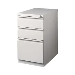 Staples 3-Drawer Vertical File Cabinet, Locking, Letter, Putty/Beige, 22.88